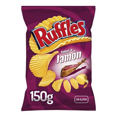 Comprar Patatas fritas Ruffles Jamón bolsa 150 g