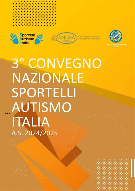 Convegno Sai Programma Sportelli Autismo Italia