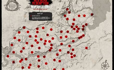 Red Dead Redemption 2 All Gold Bar Locations Map Theme Loader