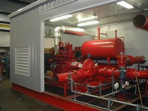 Mild Steel Hz Fire Pump Room System Max Flow Rate Gpm At Rs