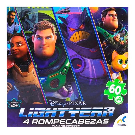 Rompecabezas Disney Pixar Lightyear 4 En 1 60 Piezas C U Walmart