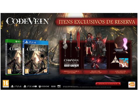 Jogo Ps4 Code Vein Collectors Edition Wortenpt