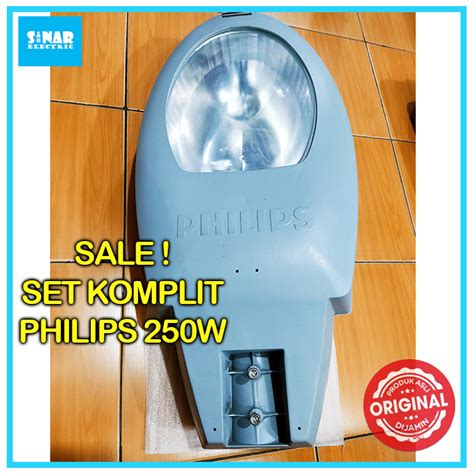 Jual Kap Pju Philips Lampu Jalan Set Komplit W Son Cobra E