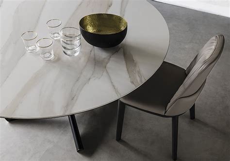 Mesa De Comedor Redonda Keramik Planer Cattelan