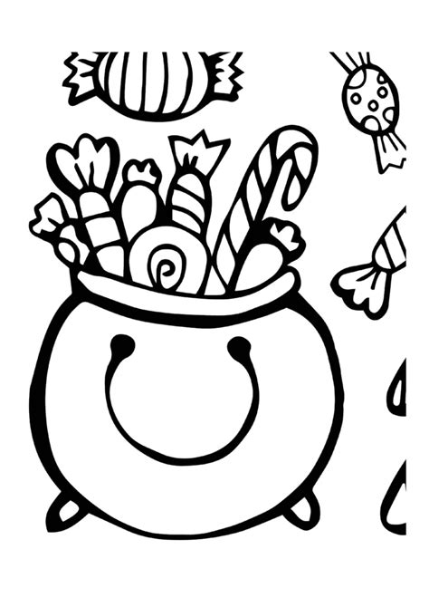 Sweet Candy Coloring Pages I Fun For Kids And Adults