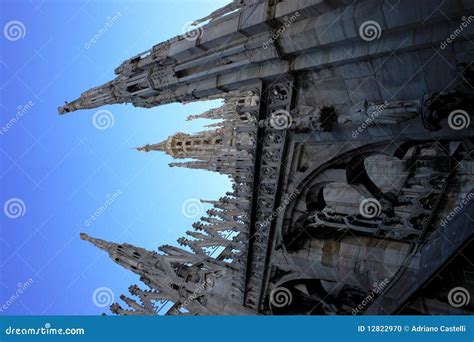 Gothic Architecture Details Stock Photo - Image of duomo, palace: 12822970