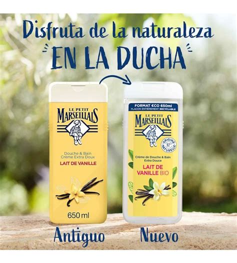 Gel De Ducha Nutritivo Leche De Vainilla Bio 650 Ml Le Petit