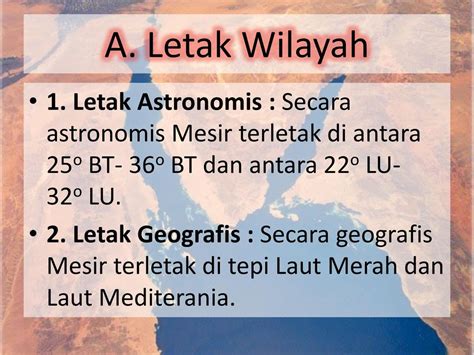 Letak Astronomis Mesir Studyhelp