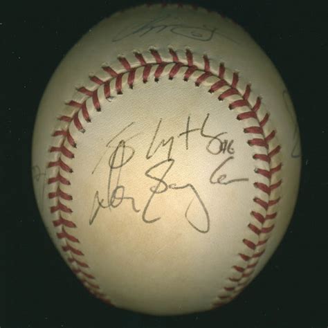 The Atlanta Braves - Autographed Signed Baseball with co-signers ...