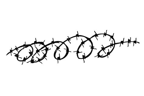 Curled Barbed Wire Over 74 Royalty Free Licensable Stock Illustrations And Drawings Shutterstock