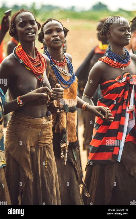 Omo Valley Ethiopia November 09 2018 Pretty Women From Dassanech