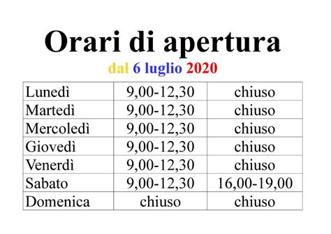 Orari Di Apertura Estivi Libreria Cremasca