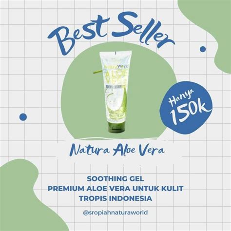 Jual Aloevera Soothing Gel Naturaworld Shopee Indonesia