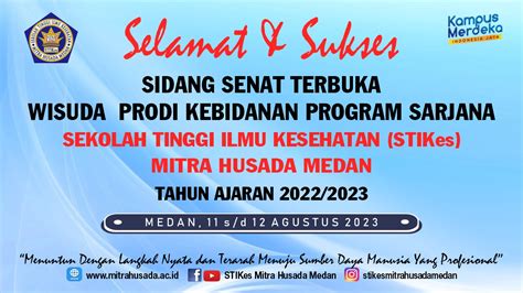 Sidang Senat Terbuka Wisuda Prodi Kebidanan Program Sarjana Tahun