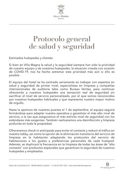 Pdf Protocolo General De Salud Y Seguridad Protocolo General De