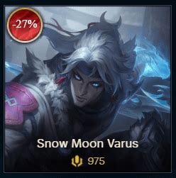 [WEEKLY SHOP] Varus' Snow Moon skin is available on sale with a 27% discount! : r/VarusMains