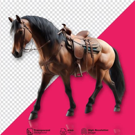 Cavalo Isolado Em Fundo Transparente Psd Premium