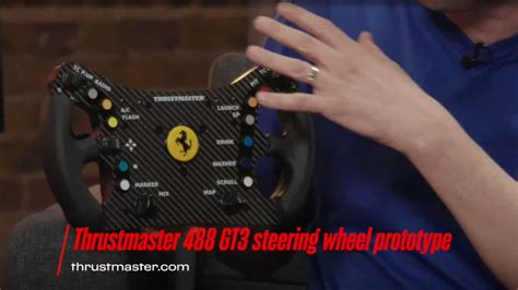 Thrustmasters Next Sim Racing Wheel Is A Ferrari 488 GT3 Replica Traxion