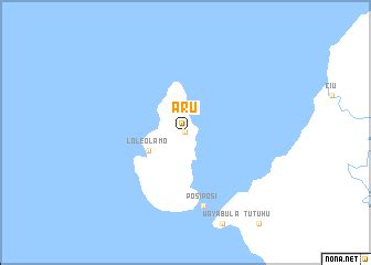 aru indonesia map nonanet