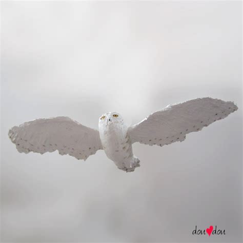 Flying Snowy Owl | aftcra