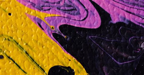 Purple and Yellow Abstract Painting · Free Stock Photo