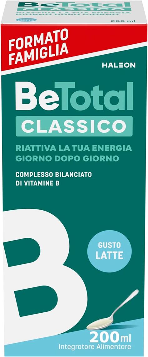 Be Total Classico Integratore Alimentare Di Vitamina B Riattiva L