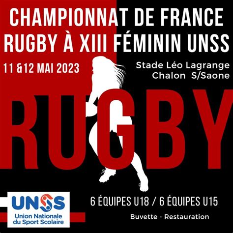 UNSS le championnat de Rugby à XIII à Chalon sur Saône Fédération