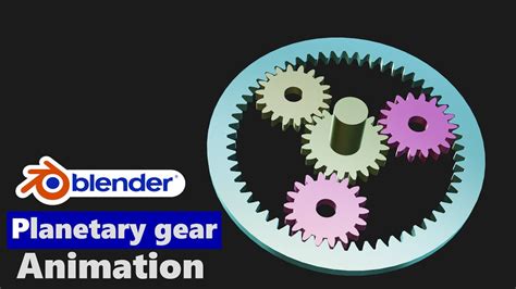 Planetary Gear Animation Tutorial In Blender Blender Rigid Body