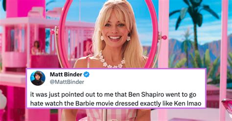 The Most Savage Reactions To Ben Shapiro’s Cooked ‘Barbie’ Review | Punkee