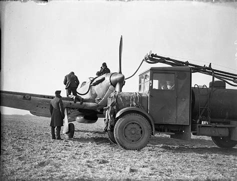 Filehawker Hurricanes At Lille Seclin Refuelling Royal Air Force