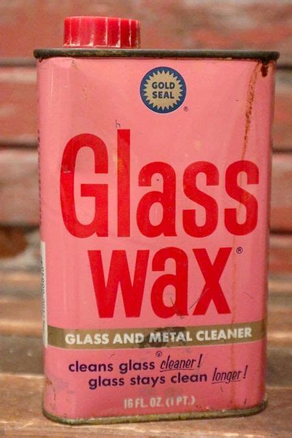 Dp 210701 16 Gold Seal Glass Wax Vintage Tin Can Jacks Mart