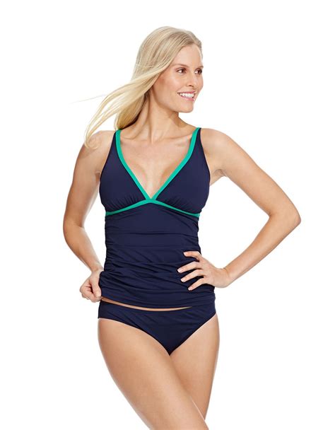 Lyst Tommy Bahama V Neck Swim Tankini Top In Blue