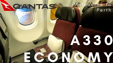 Melbourne To Perth Trip Report Qantas A330 Economy Class Qf781 Youtube