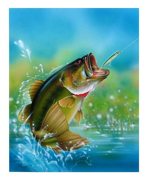 Bass Fish Painting