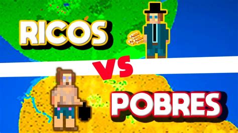 Ricos Vs Pobres Worldbox Youtube