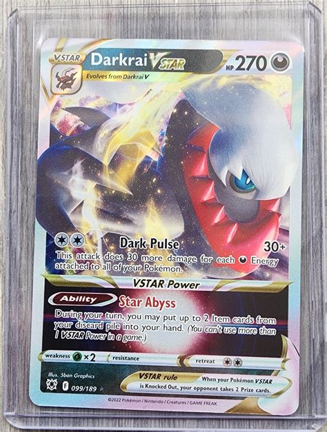 Darkrai Vstar Astral Radiance Ultra Rare Nm Pokemon Tcg Ebay