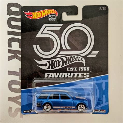 玩具快克 HOT WHEELS 風火輪 汽車文化 精裝 限定 DATSUN WAGON 週年 現貨 蝦皮購物