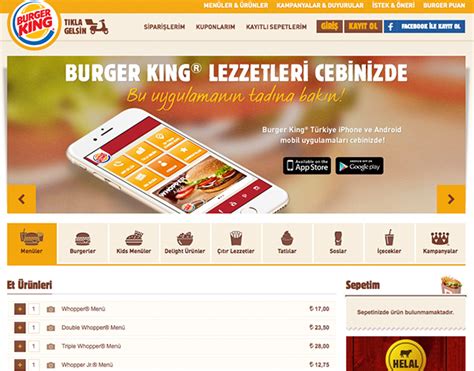 Burger King ile çevrimiçi ödeme dönemi başlıyor Digital Age