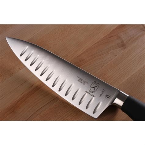 Mercer Culinary Genesis Precision Forged Chefs Knife Granton Edge Short