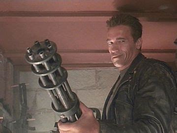 Image - Arnold Schwarzenegger - Terminator 2, T-800 con Minigun.jpg ...