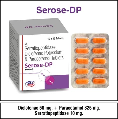 Serratiopeptidase Paracetamol Diclofenac Application Clinic At Best