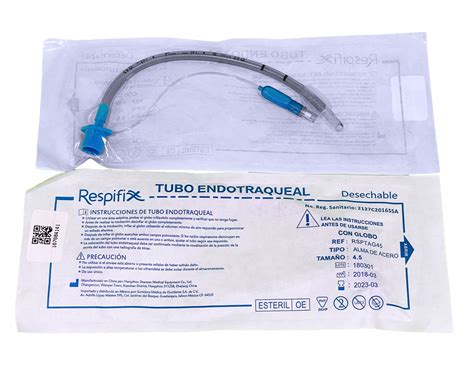 Tubo Endotraqueal C Globo Tipo Alma Acero Sports Wear Store