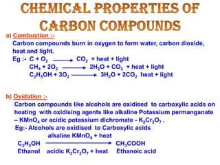 Carbon and its compounds | PPT