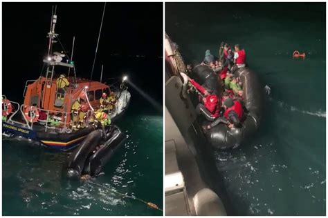 At least four dead and 40 rescued after migrant boat capsizes in Channel