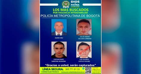 Estos son los tres hombres más buscados por violencia intrafamiliar