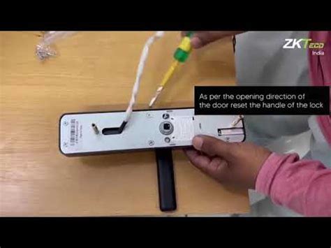 Zkteco Ml Smart Lock Installation Video Youtube