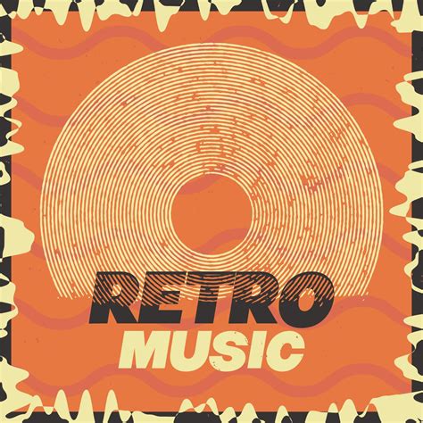 retro   album cover vector illustration  vector art