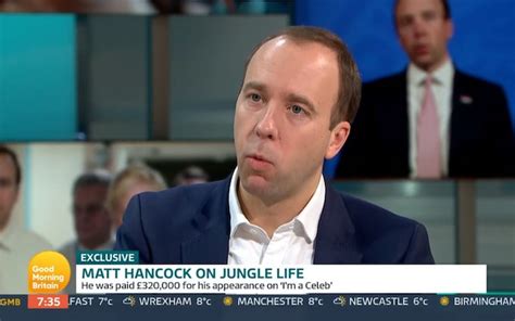 Matt Hancock Pocketed £10 000 For One Tv Interview