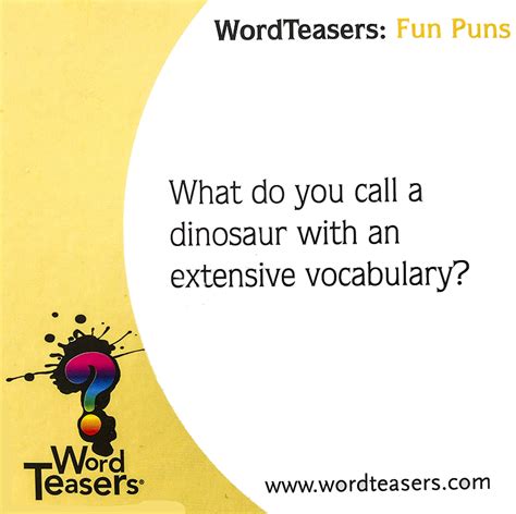 Fun Puns - wordteasers