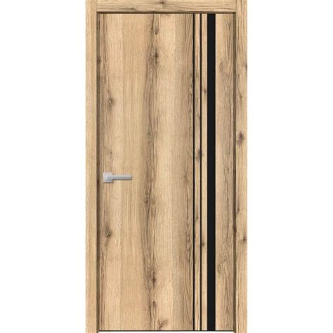 Sartodoors In X In Panel Oak Finished Solid Wood With